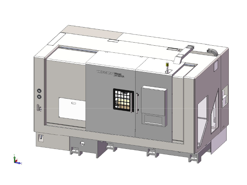 Htb650a наклонная кровать с ЧПУ Токарна