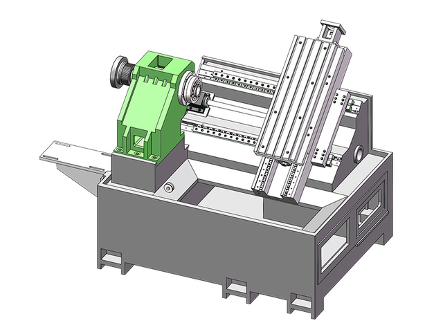 HTC500 Slant Bed Cnc Токарный станок