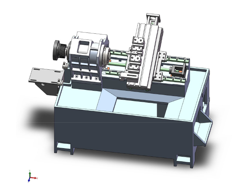 H36 Slant Bed Cnc Токарный станок