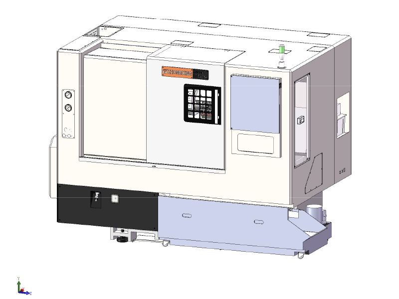 HTB450A Slant Bed Cnc Токарный станок
