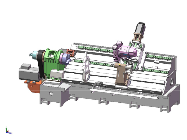 HTB5100 Slant Bed Cnc Токарный станок