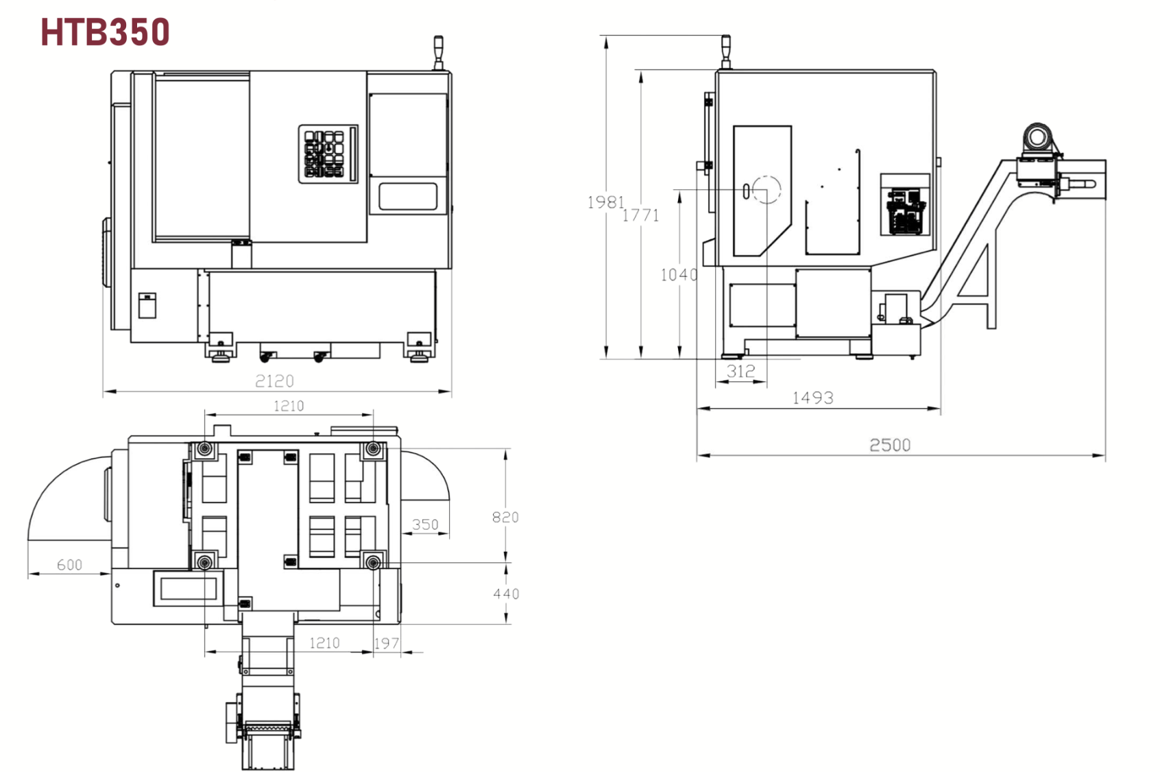 HTB350Machine Layout 