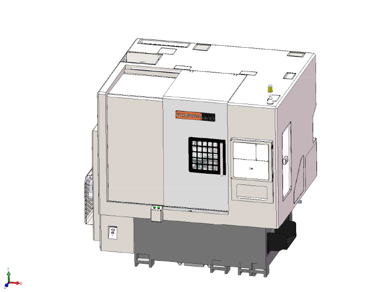 HTC500 Slant Bed Cnc Токарный станок