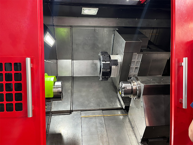 G500 Double Spindle CNC Токарный станок