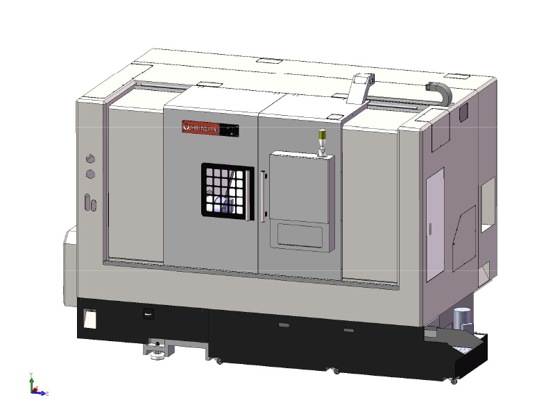 HTB550A Slant Bed Cnc Токарный станок