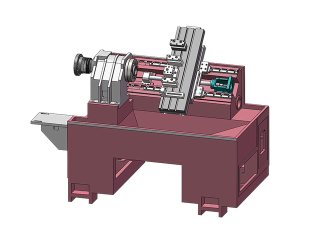 HTC350 Slant Bed Cnc Токарный станок
