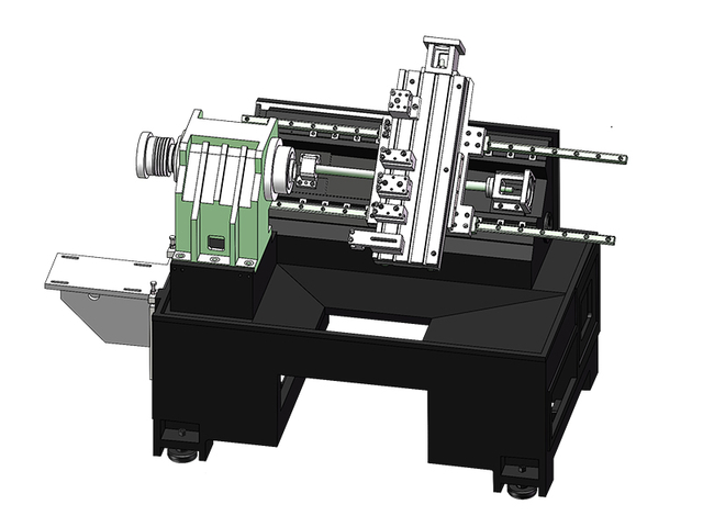 HTC450 Slant Bed Cnc Токарный станок