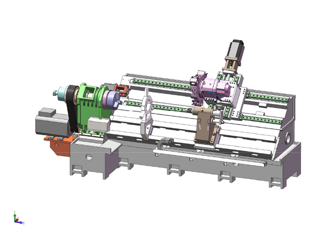 HTB5150 Slant Bed Cnc Токарный станок